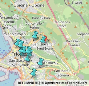 Mappa Via Brandesia, 34128 Trieste TS, Italia (1.99846)
