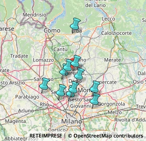 Mappa Via Livorno, 20831 Seregno MB, Italia (10.85636)