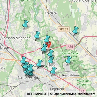 Mappa Via Boschi Belli, 21050 Gorla Maggiore VA, Italia (4.486)