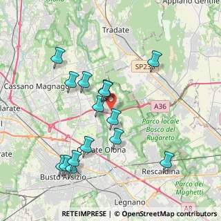 Mappa Via Boschi Belli, 21050 Gorla Maggiore VA, Italia (3.93267)