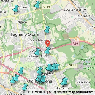 Mappa Via Boschi Belli, 21050 Gorla Maggiore VA, Italia (3.0875)