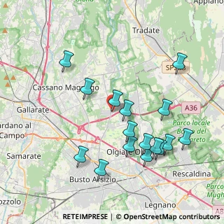 Mappa Via San Giuseppe, 21054 Fagnano Olona VA, Italia (4.03063)