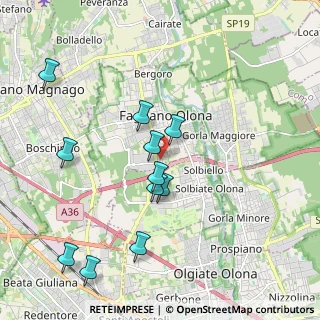 Mappa Via San Giuseppe, 21054 Fagnano Olona VA, Italia (2.00455)