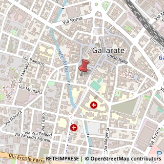 Mappa Via Achille Cadolini, 7, 21013 Gallarate, Varese (Lombardia)