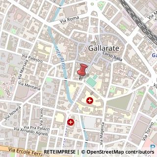 Mappa Via Don Giovanni Minzoni, 16, 21013 Gallarate, Varese (Lombardia)