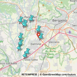 Mappa Via Albegno, 24044 Dalmine BG, Italia (3.99818)