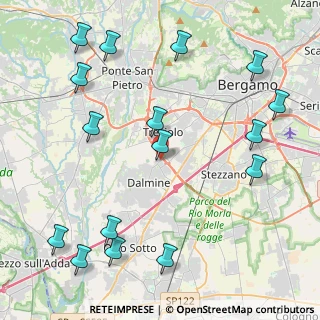 Mappa Via Albegno, 24044 Dalmine BG, Italia (5.34813)