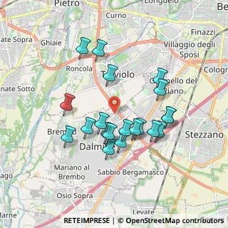 Mappa Via Albegno, 24044 Dalmine BG, Italia (1.625)