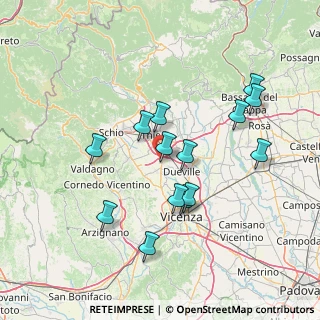 Mappa Via Alcide De Gasperi, 36030 Villaverla VI, Italia (13.81214)