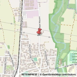 Mappa Via Giuseppe Mazzini, 63, 22070 Rovello Porro, Como (Lombardia)
