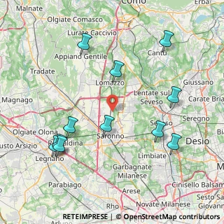 Mappa Via Giuseppe Mazzini, 22070 Rovello Porro CO, Italia (9.0854545454545)