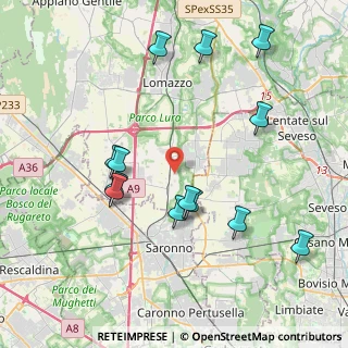 Mappa Via Giuseppe Mazzini, 22070 Rovello Porro CO, Italia (4.2115384615385)