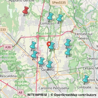 Mappa Via Giuseppe Mazzini, 22070 Rovello Porro CO, Italia (4.17545)
