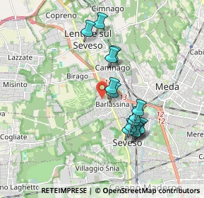 Mappa Via Alessandro Manzoni, 20825 Barlassina MB, Italia (1.604)