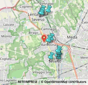 Mappa Via Alessandro Manzoni, 20825 Barlassina MB, Italia (1.74364)