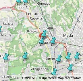 Mappa Via Alessandro Manzoni, 20825 Barlassina MB, Italia (2.83692)