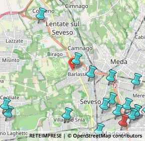 Mappa Via Alessandro Manzoni, 20825 Barlassina MB, Italia (3.4205)