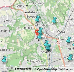 Mappa Via Alessandro Manzoni, 20825 Barlassina MB, Italia (2.505)