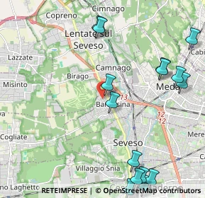 Mappa Via Alessandro Manzoni, 20825 Barlassina MB, Italia (2.75333)