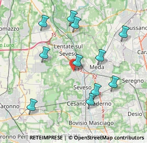 Mappa Via Alessandro Manzoni, 20825 Barlassina MB, Italia (4.09818)