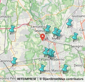 Mappa Via Alessandro Manzoni, 20825 Barlassina MB, Italia (4.42667)