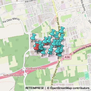 Mappa Via Umberto Nobile, 21054 Fagnano Olona VA, Italia (0.25417)