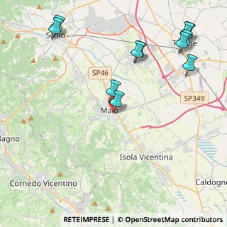 Mappa LargoTrieste, 36034 Malo VI, Italia (5.27)