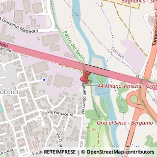 Mappa Via Lungo Serio, 1a, 24050 Grassobbio, Bergamo (Lombardia)