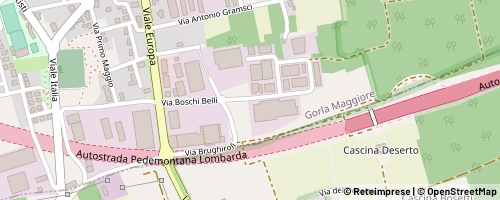 Mappa Gorla Maggiore