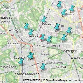 Mappa Via Indipendenza, 20821 Meda MB, Italia (2.2875)