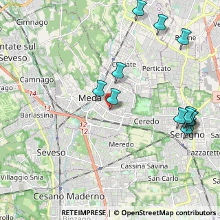 Mappa Via Indipendenza, 20821 Meda MB, Italia (2.56231)