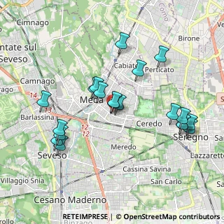 Mappa Via Indipendenza, 20821 Meda MB, Italia (1.9105)