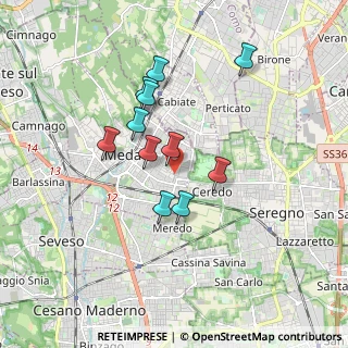 Mappa Via Maria Callas, 20821 Meda MB, Italia (1.46)