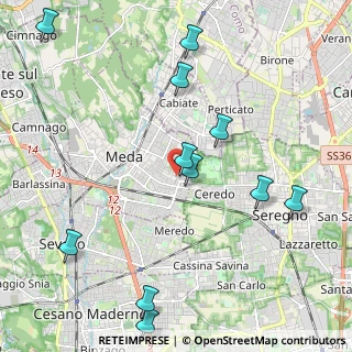 Mappa Via Maria Callas, 20821 Meda MB, Italia (2.47091)