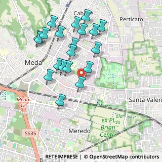 Mappa Via Maria Callas, 20821 Meda MB, Italia (0.9745)