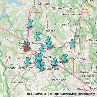 Mappa Via Brughiroli, 21050 Gorla Maggiore VA, Italia (6.9865)
