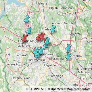 Mappa Via Brughiroli, 21050 Gorla Maggiore VA, Italia (5.94333)