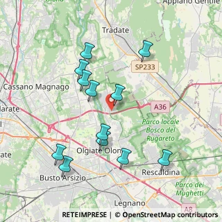 Mappa Via dei, 21050 Gorla Maggiore VA, Italia (3.8425)
