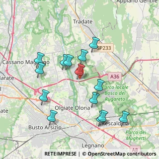 Mappa Via Brughiroli, 21050 Gorla Maggiore VA, Italia (3.75)