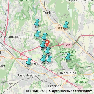 Mappa Via Brughiroli, 21050 Gorla Maggiore VA, Italia (2.90636)