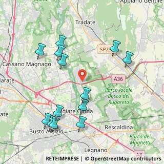 Mappa Via Brughiroli, 21050 Gorla Maggiore VA, Italia (4.51769)