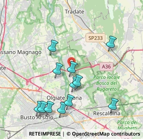 Mappa Via Brughiroli, 21050 Gorla Maggiore VA, Italia (4.10167)