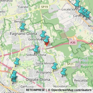 Mappa Via Brughiroli, 21050 Gorla Maggiore VA, Italia (3.19)