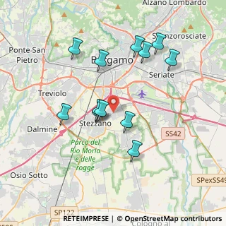 Mappa Via Torquato Tasso, 24052 Azzano San Paolo BG, Italia (3.49333)