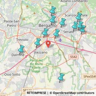 Mappa Via Torquato Tasso, 24052 Azzano San Paolo BG, Italia (4.73167)