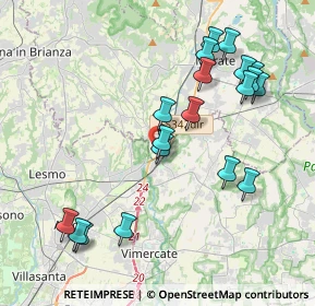 Mappa Via Armando Diaz, 23871 Lomagna LC, Italia (4.22632)