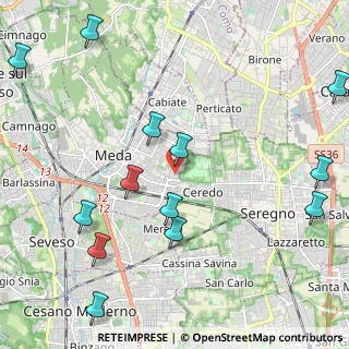 Mappa Via Albert Einstein, 20821 Meda MB, Italia (2.71769)