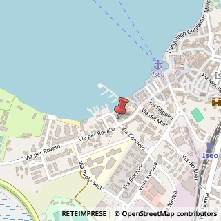 Mappa Via Canneto, 22, 25049 Iseo, Brescia (Lombardia)