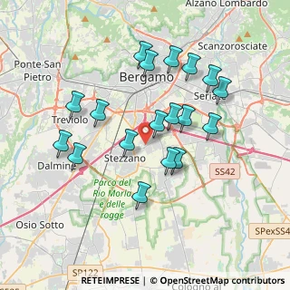 Mappa Via Papa Giovanni XXIII, 24052 Azzano San Paolo BG, Italia (3.45556)