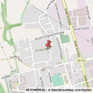 Mappa Piazza Martiri di Via Fani, 1, 24040 Suisio, Bergamo (Lombardia)